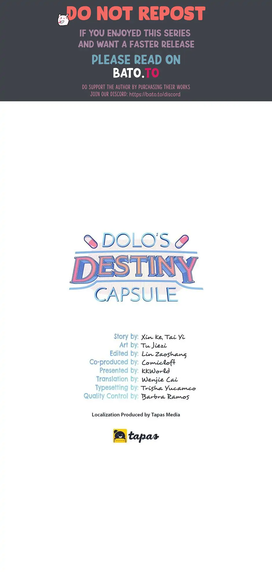 DOLO’s Destiny Pill Chapter 61 - page 1