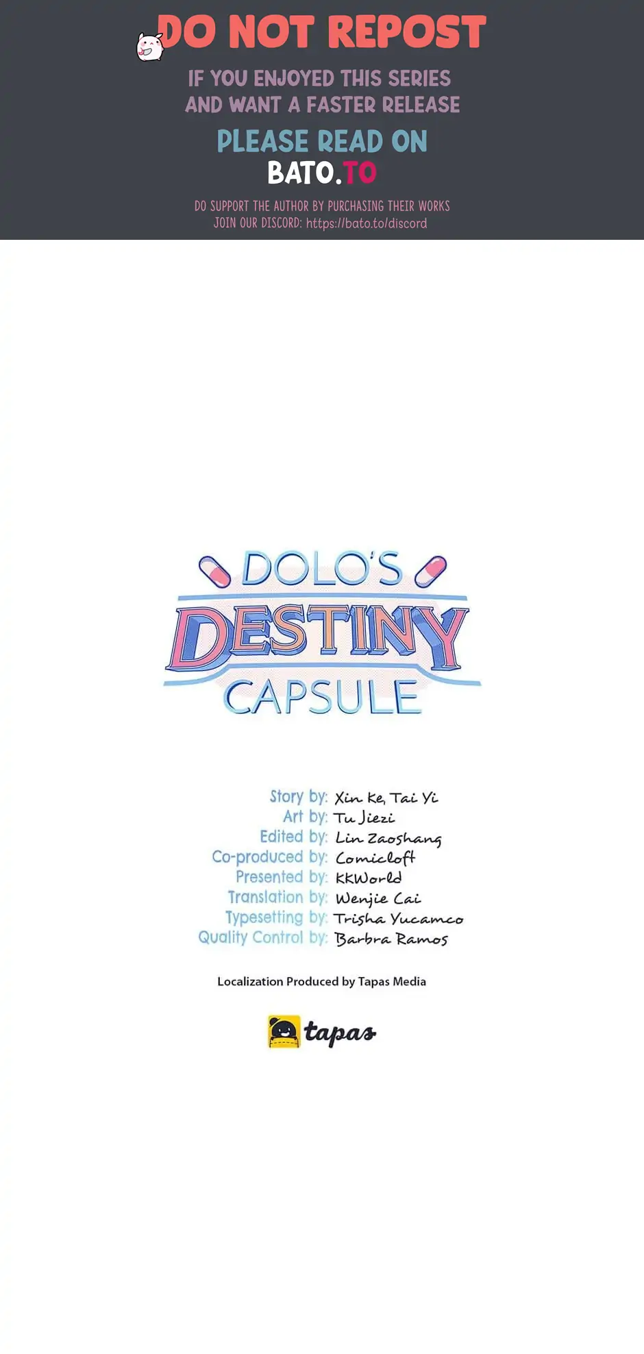 DOLO’s Destiny Pill Chapter 42 - page 1
