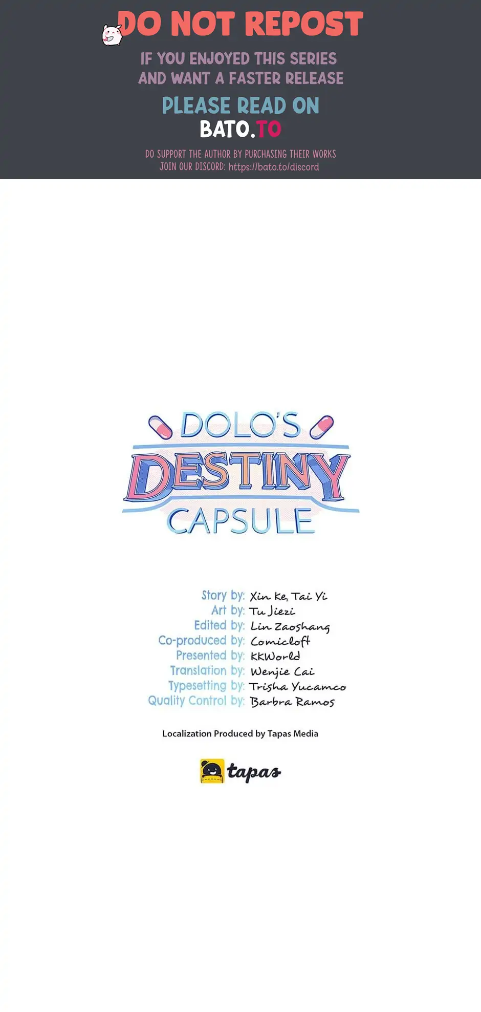DOLO’s Destiny Pill Chapter 39 - page 1