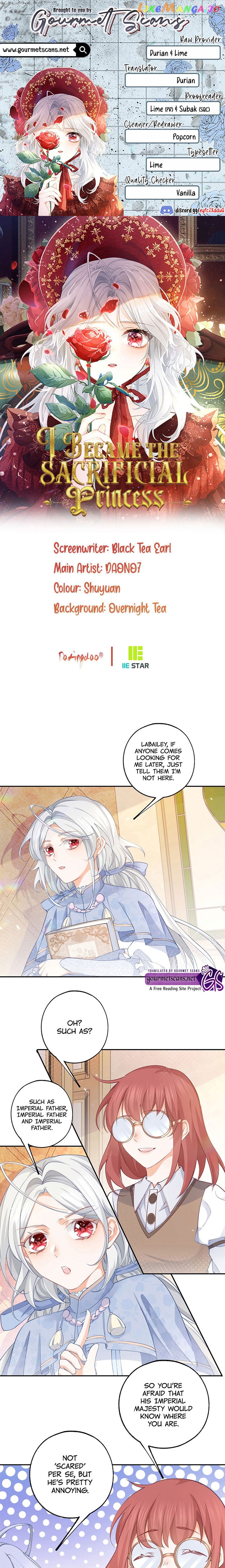I Became the Sacrificial Princess Chapter 116 - page 1