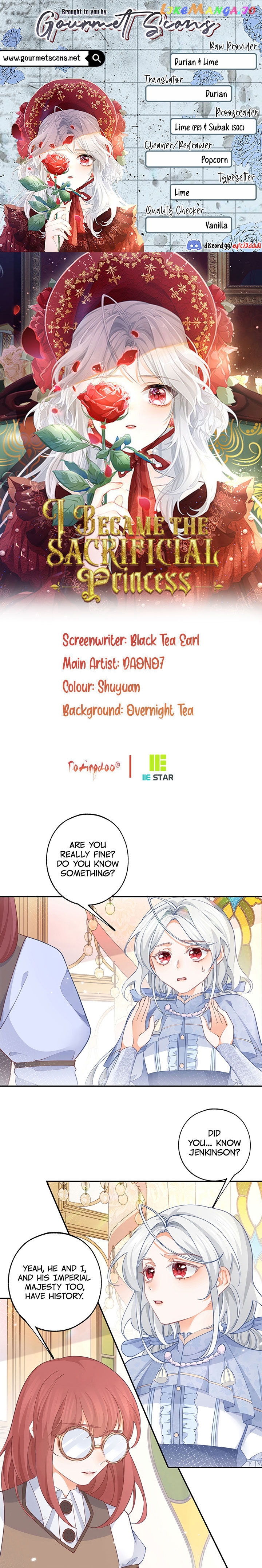 I Became the Sacrificial Princess Chapter 118 - page 1