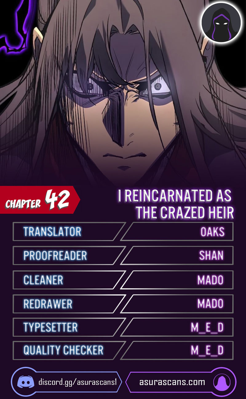 I Reincarnated As The Crazed Heir Chapter 42 - page 1
