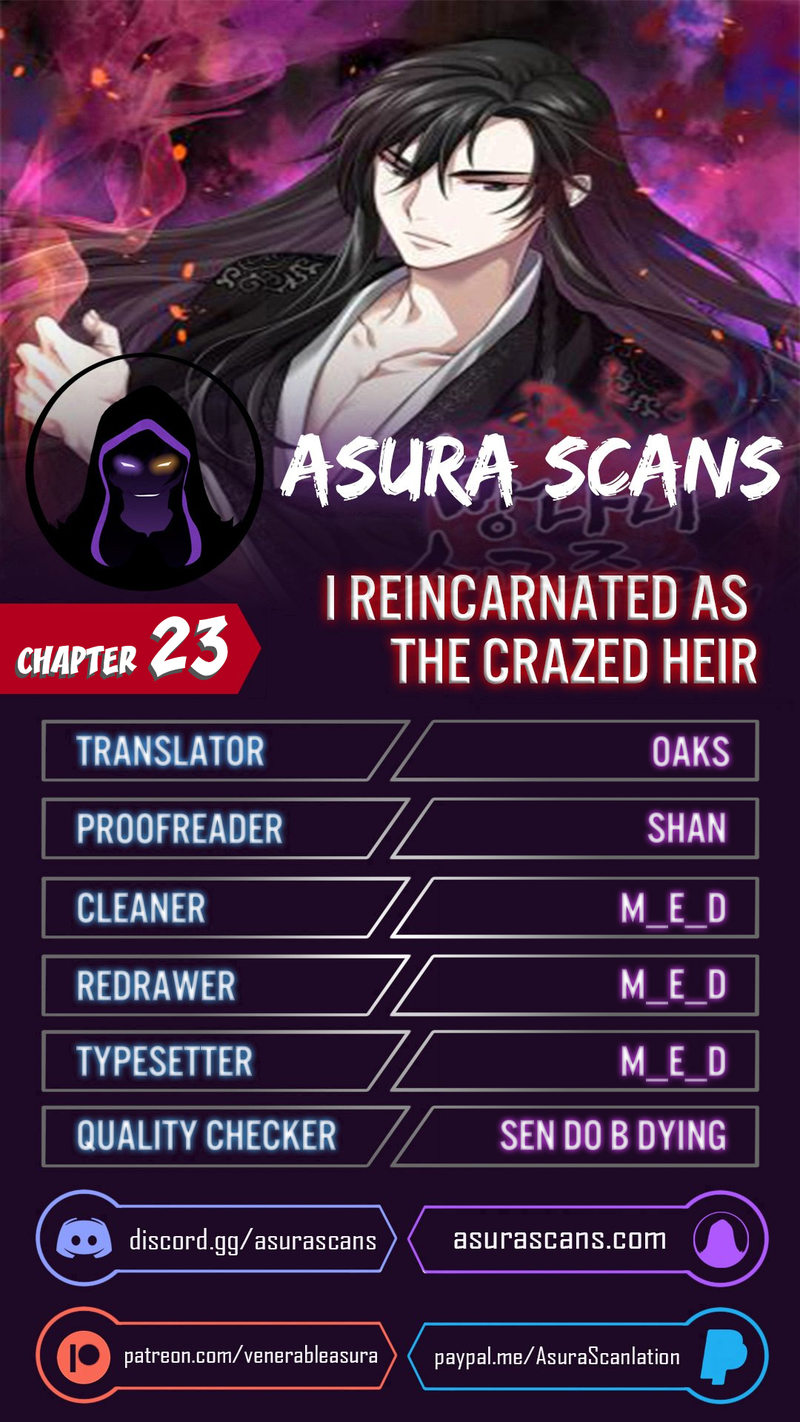 I Reincarnated As The Crazed Heir Chapter 23 - page 1