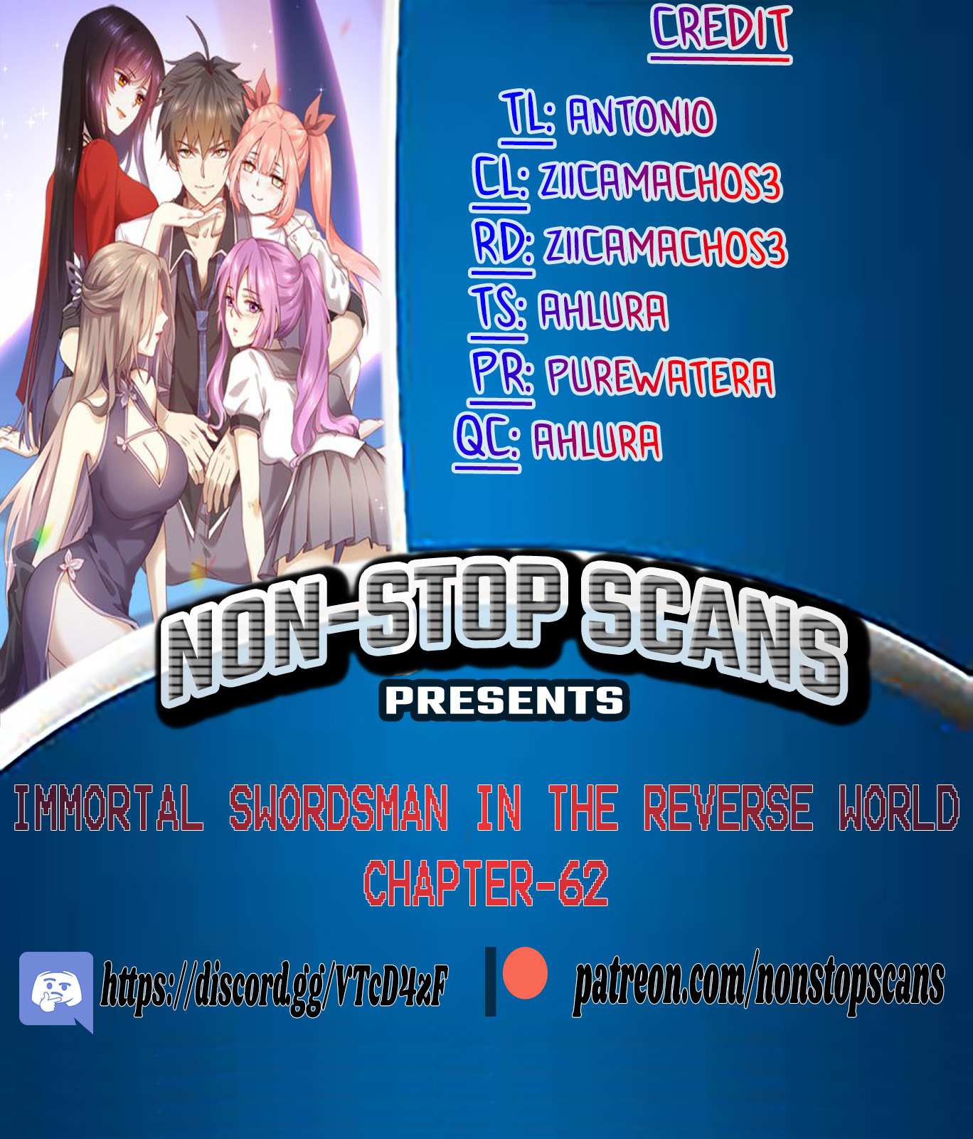 Immortal Swordsman in The Reverse World Chapter 62 - page 1
