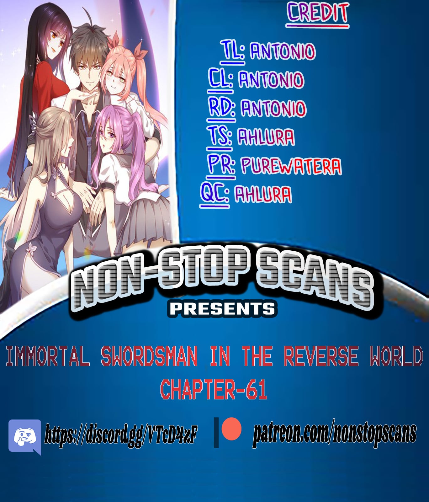 Immortal Swordsman in The Reverse World Chapter 61 - page 1