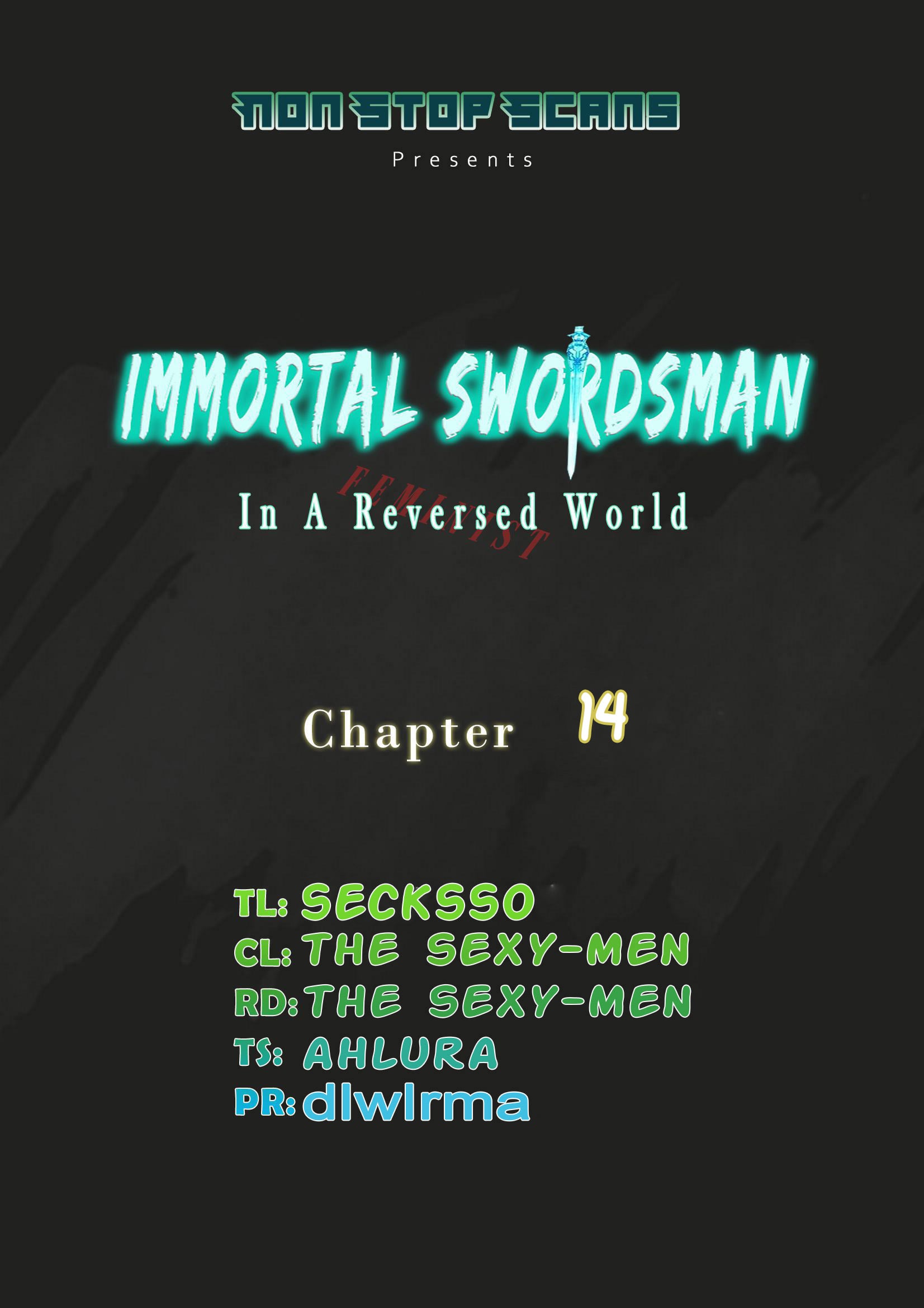 Immortal Swordsman in The Reverse World Chapter 14 - page 1