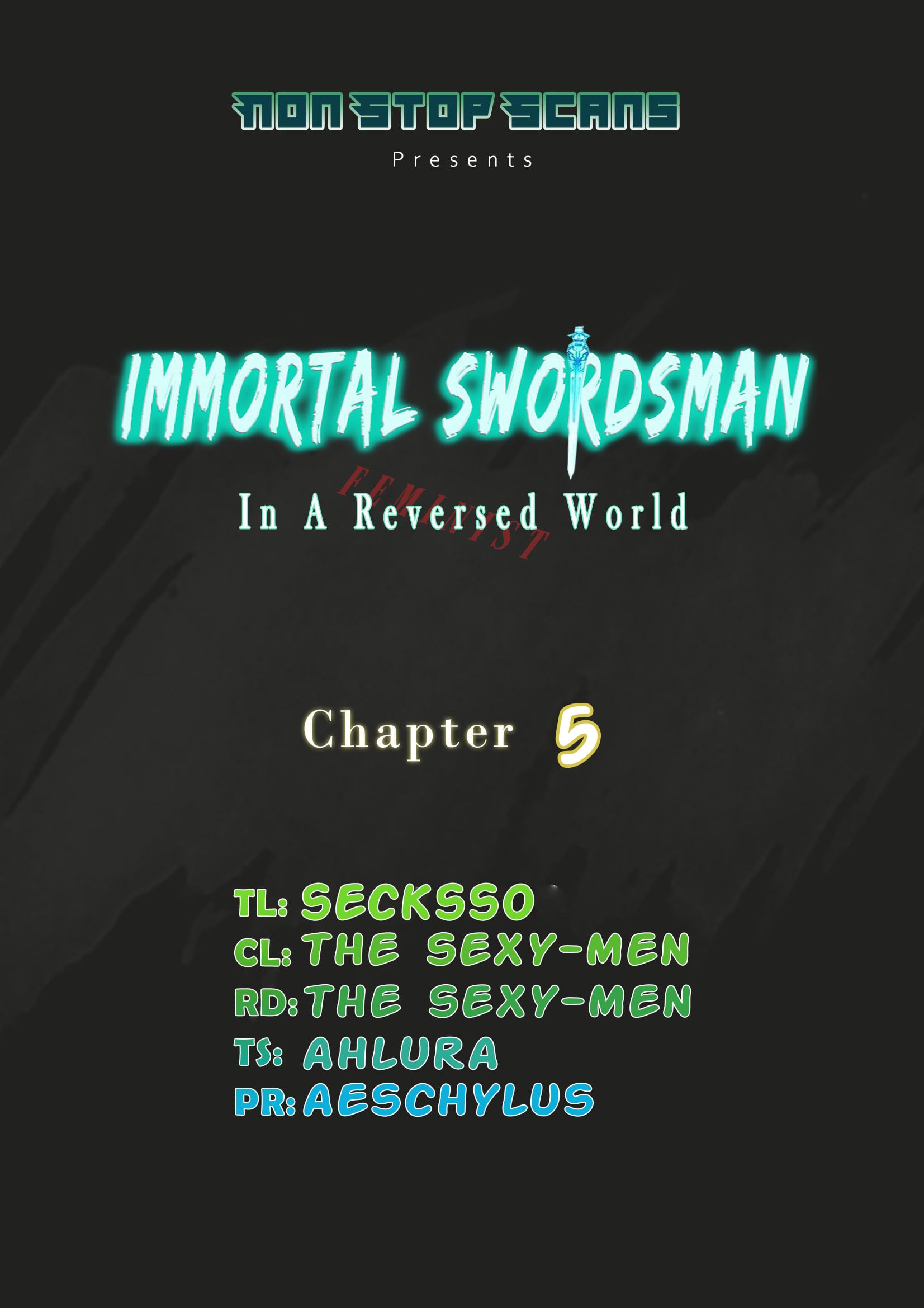 Immortal Swordsman in The Reverse World Chapter 5 - page 1