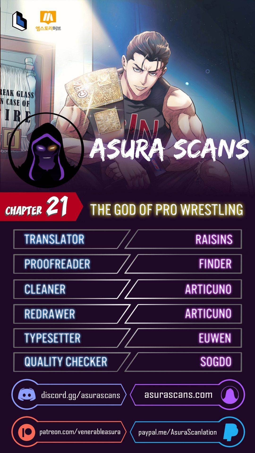 The God Of Pro Wrestling Chapter 21 - page 1