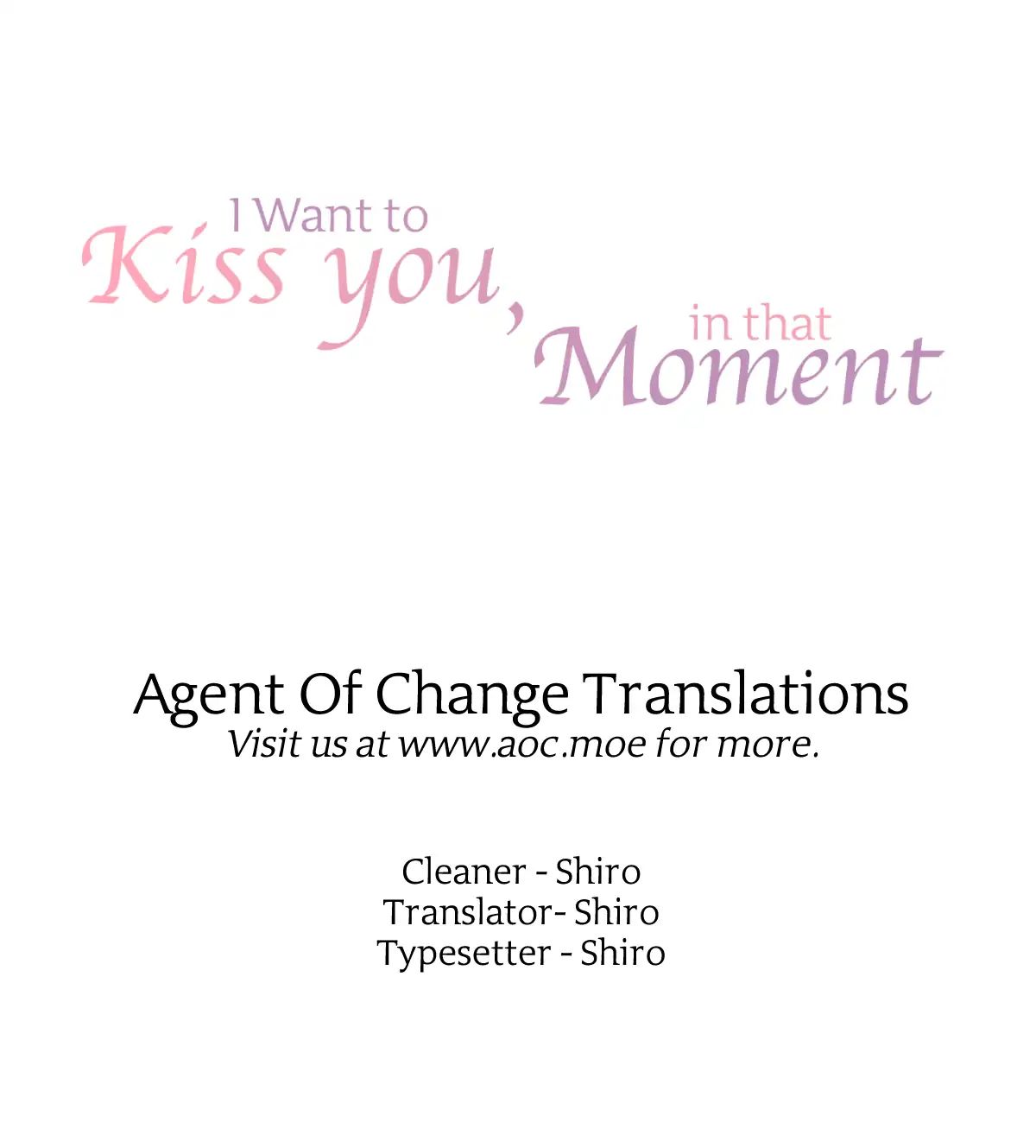 I Want to Kiss You, in That Moment chapter 5 - page 30