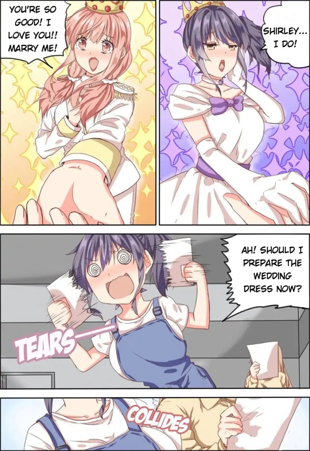 Why Did I, the MC Of Gal Game Jump Into A World Of Yuri Comic? chapter 22 - page 3