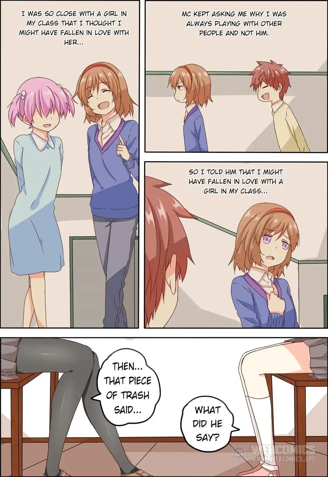 Why Did I, the MC Of Gal Game Jump Into A World Of Yuri Comic? chapter 7 - page 3