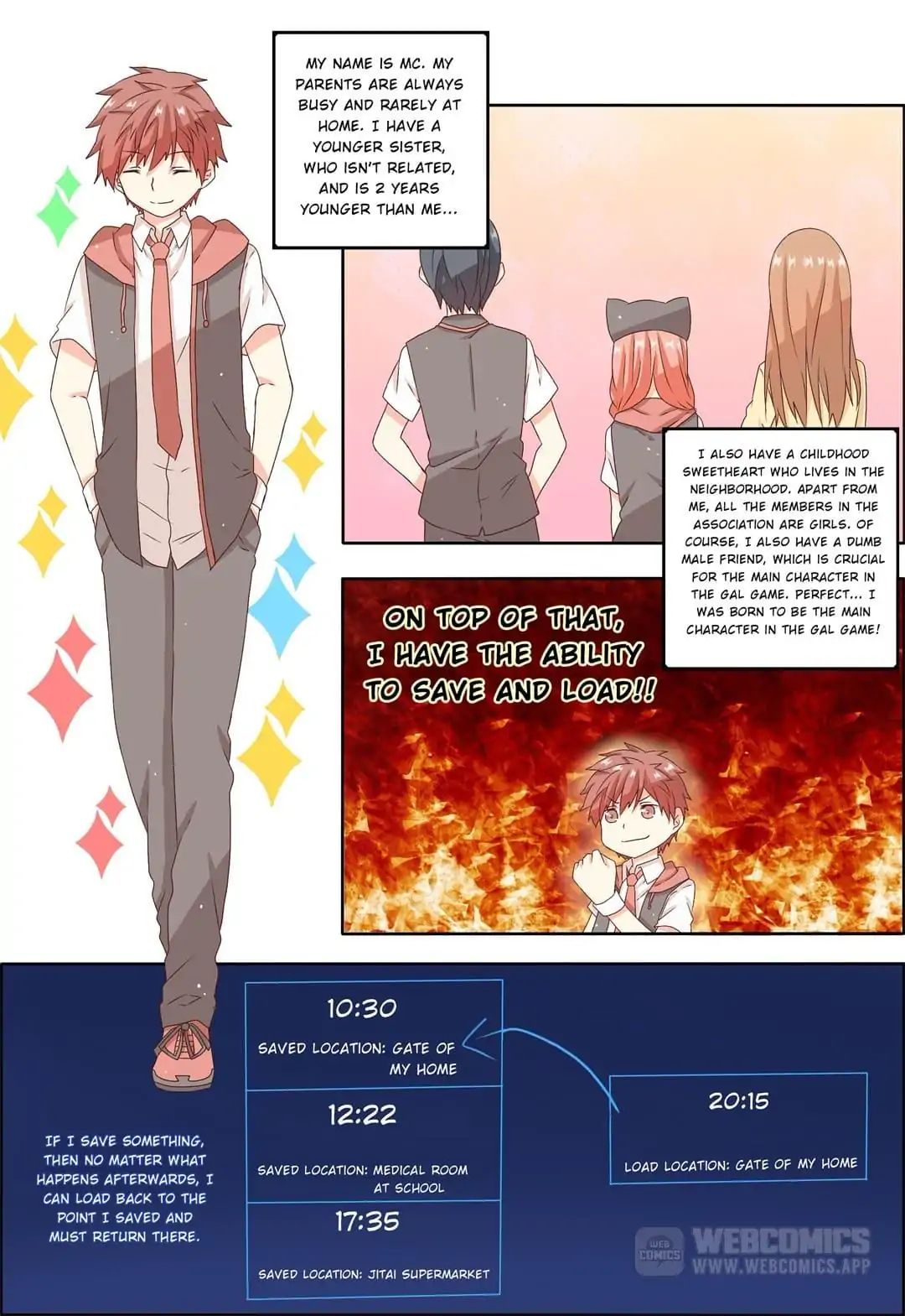 Why Did I, the MC Of Gal Game Jump Into A World Of Yuri Comic? chapter 1 - page 2