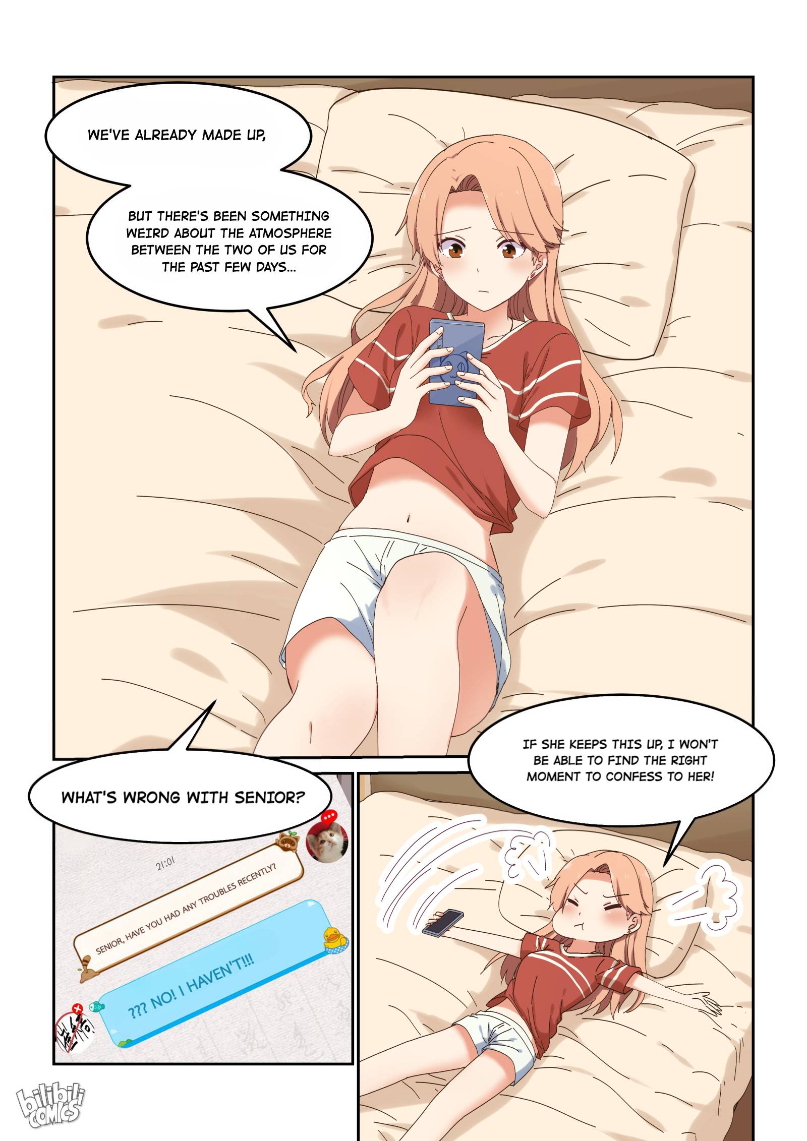 I Decided to Offer Myself to Motivate Senpai Chapter 70 - page 9