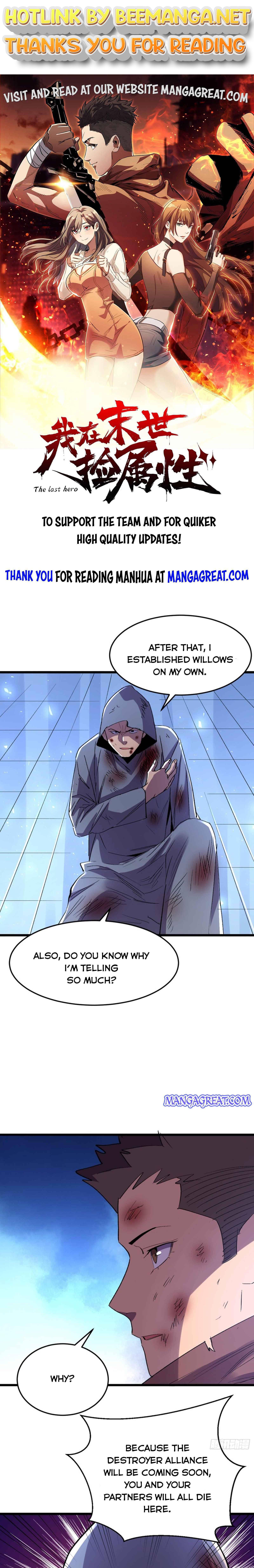 I am picking up attributes and items in last days Chapter 78 - page 1