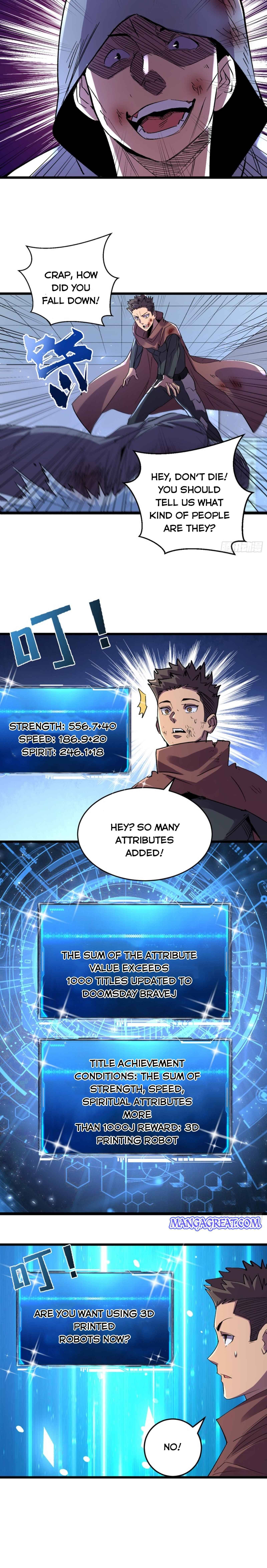 I am picking up attributes and items in last days Chapter 78 - page 2
