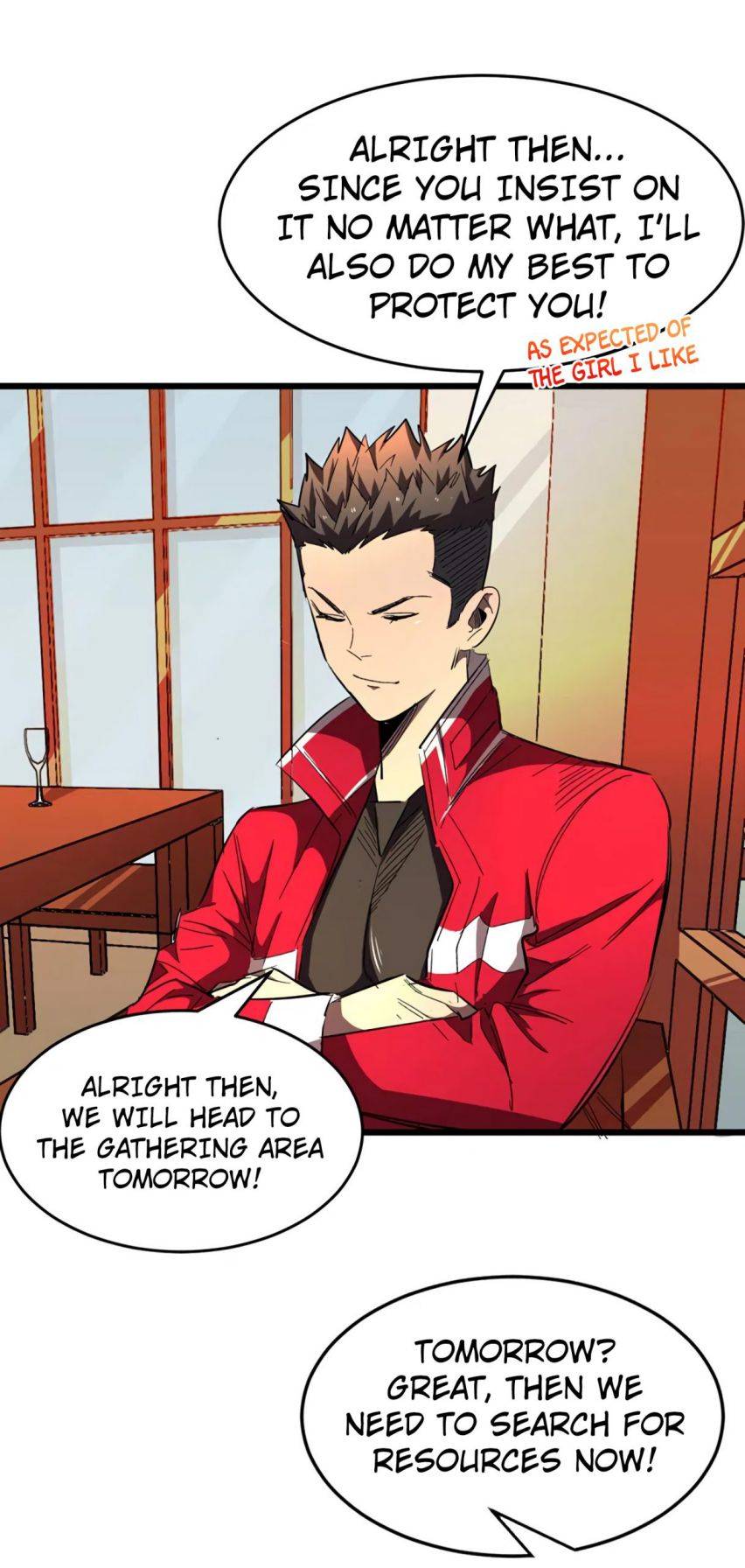 I am picking up attributes and items in last days Chapter 20 - page 35
