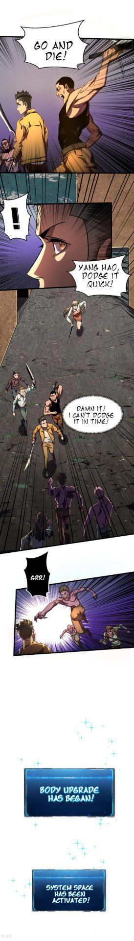 I am picking up attributes and items in last days Chapter 13 - page 2