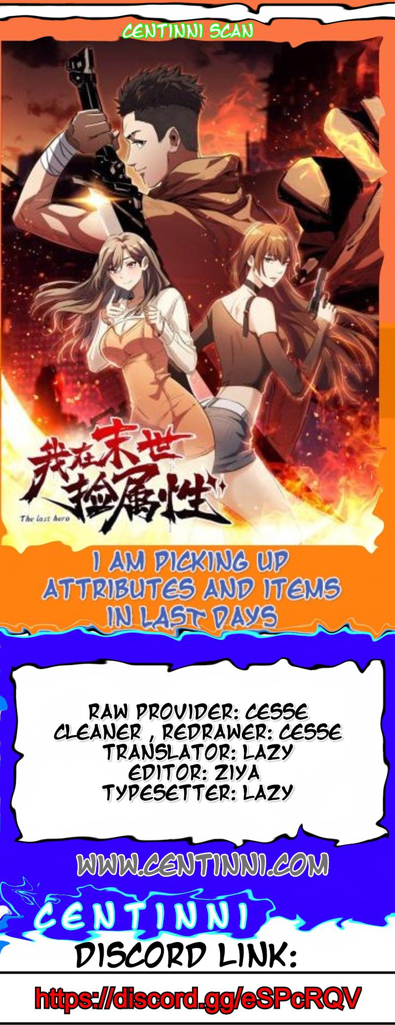 I am picking up attributes and items in last days Chapter 13 - page 3