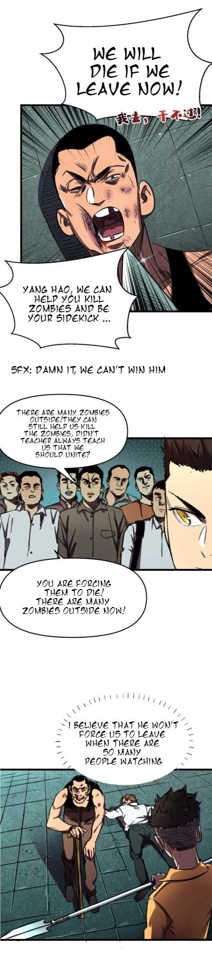 I am picking up attributes and items in last days Chapter 10 - page 7