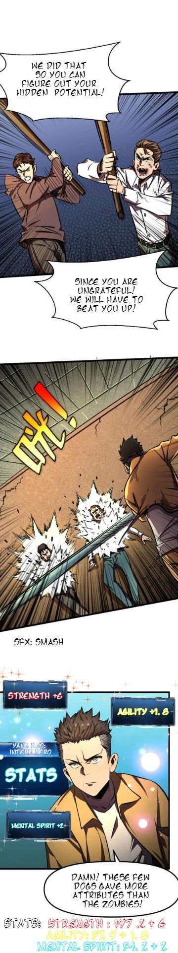 I am picking up attributes and items in last days Chapter 10 - page 9