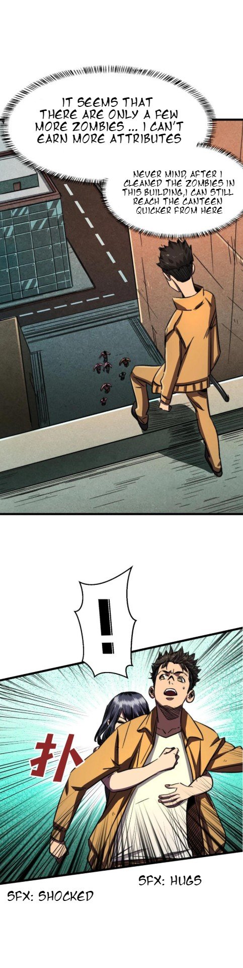 I am picking up attributes and items in last days Chapter 8 - page 9