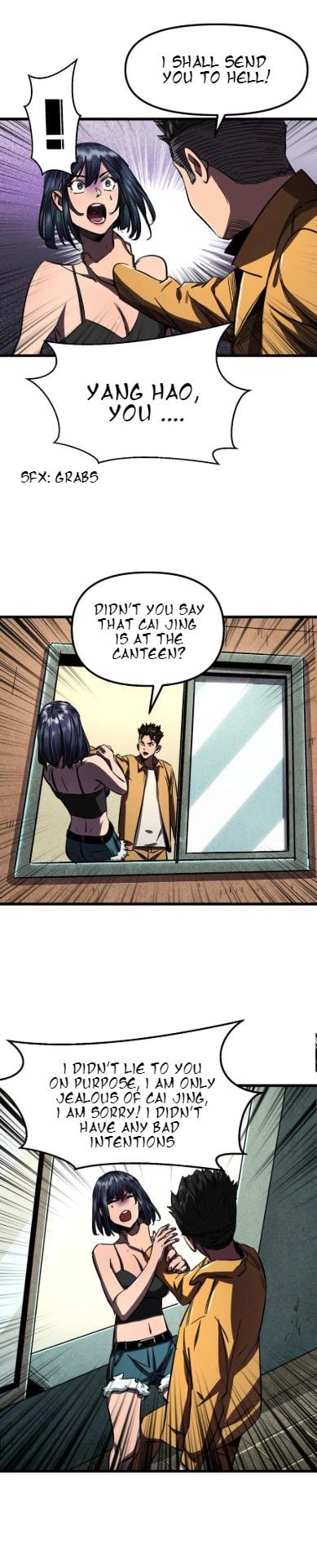 I am picking up attributes and items in last days Chapter 7 - page 5
