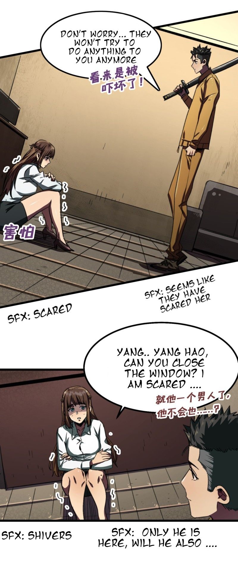 I am picking up attributes and items in last days Chapter 5 - page 6