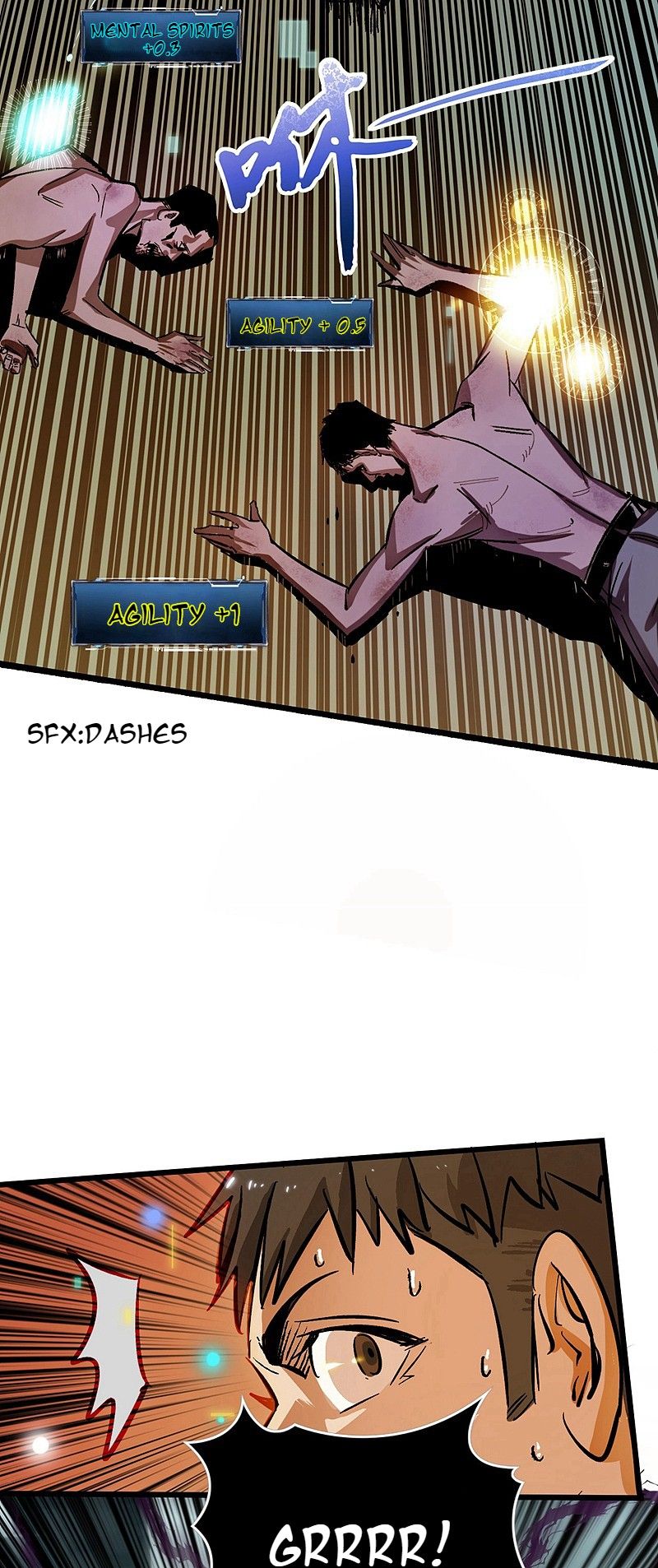 I am picking up attributes and items in last days Chapter 1 - page 49