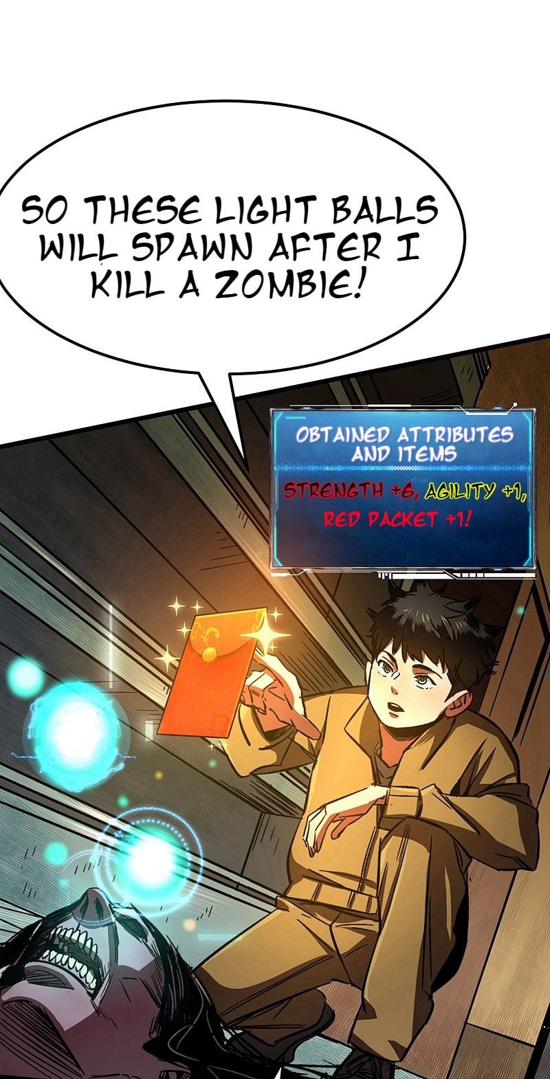 I am picking up attributes and items in last days Chapter 1 - page 59