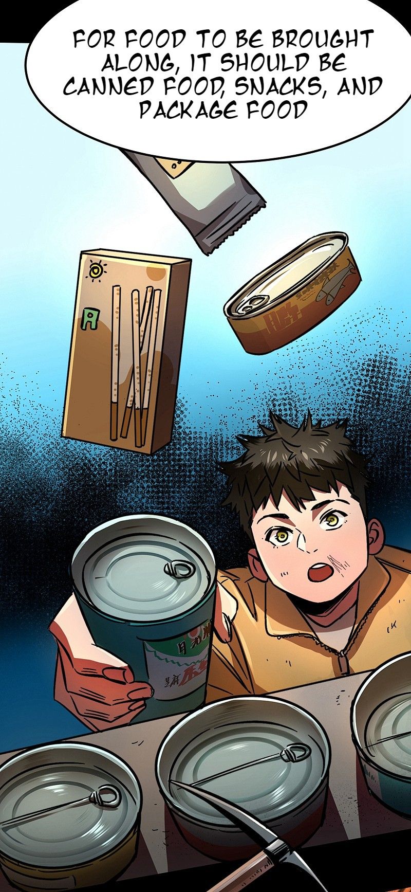 I am picking up attributes and items in last days Chapter 1 - page 65
