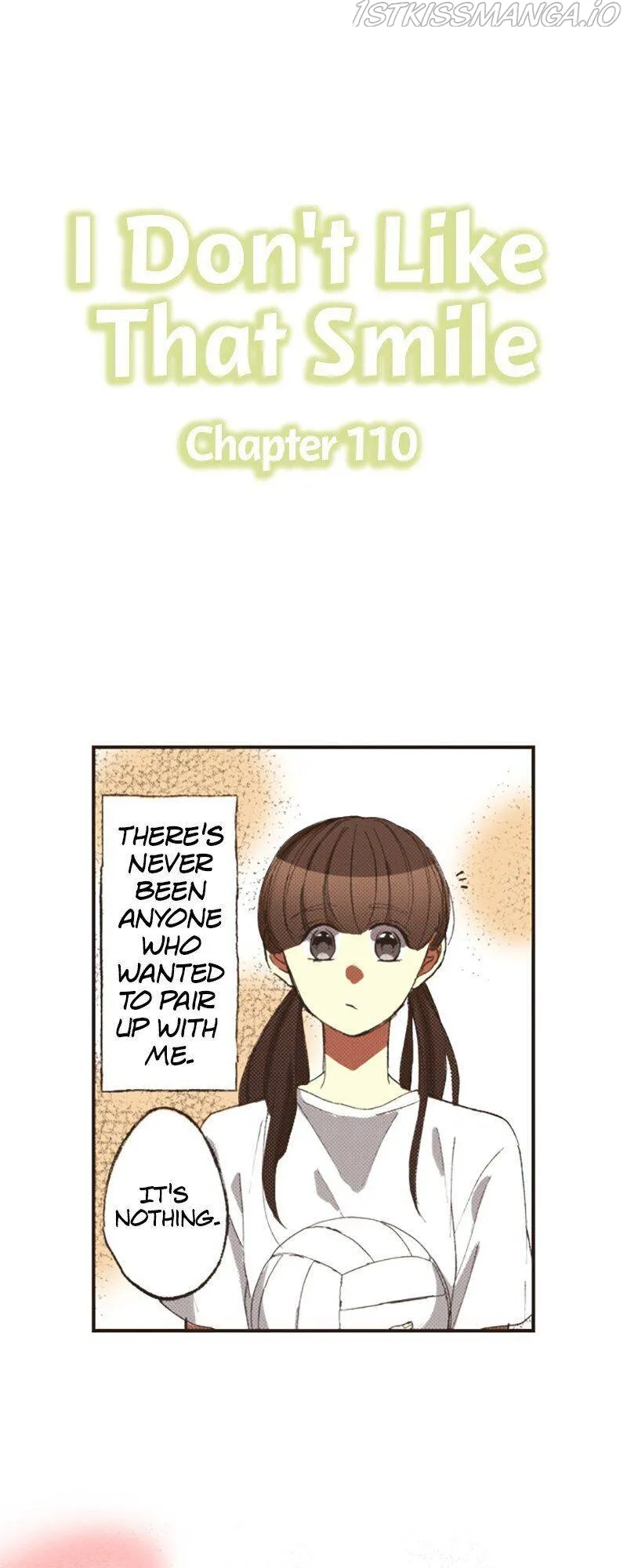 I Don’t Like That Smile Chapter 110 - page 1