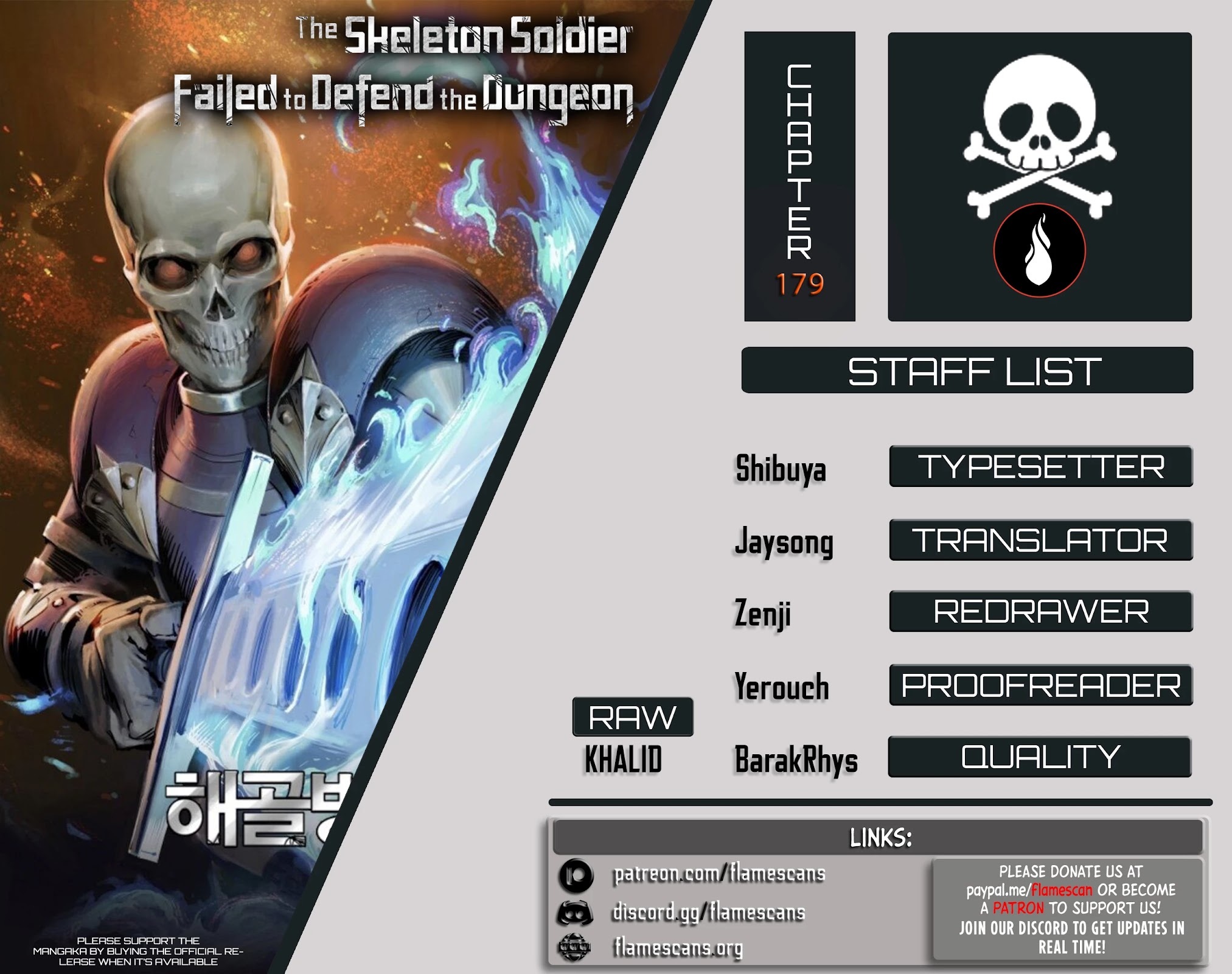 The Skeleton Soldier Failed to Defend the Dungeon Chapter 179 - page 1