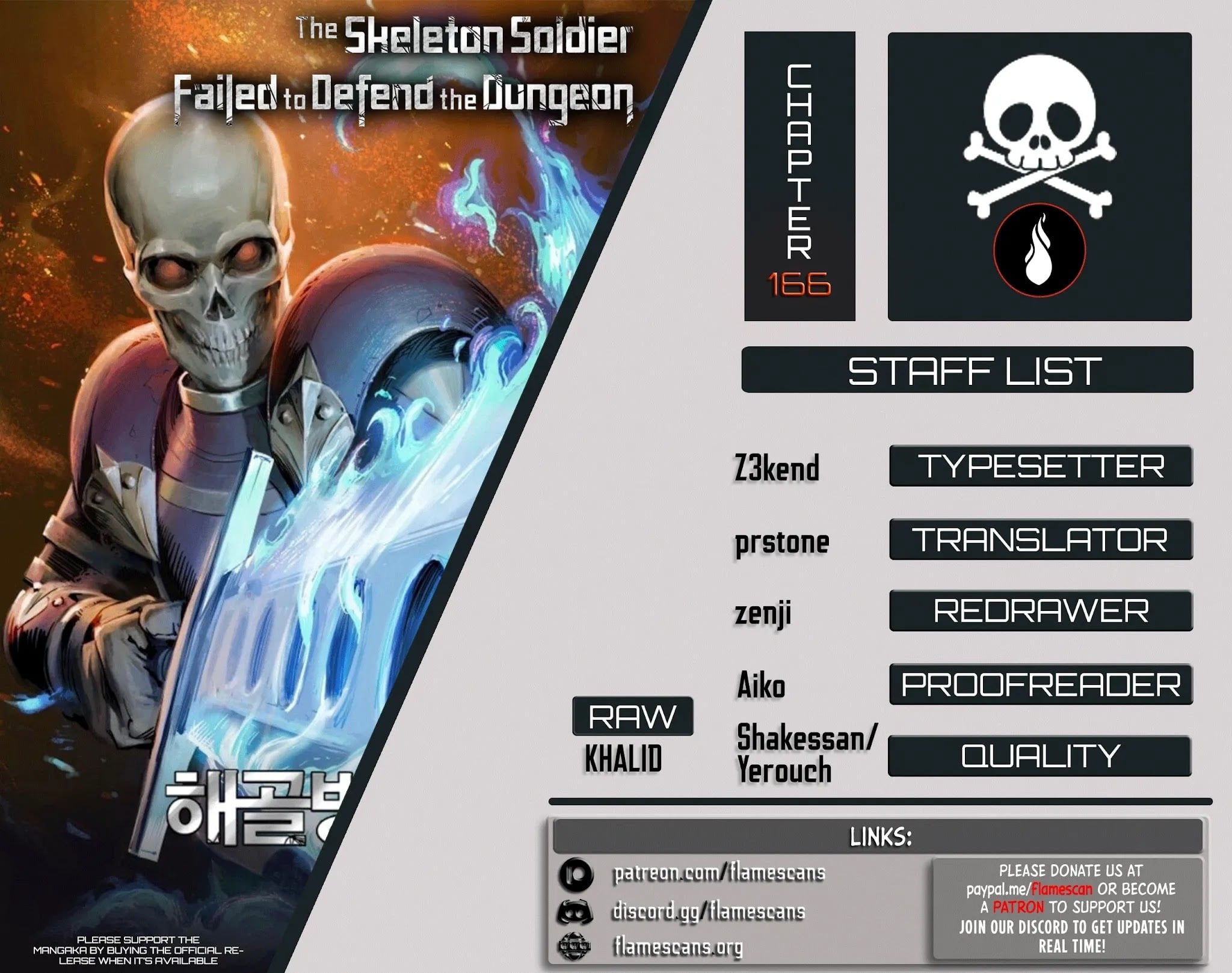 The Skeleton Soldier Failed to Defend the Dungeon Chapter 166 - page 1