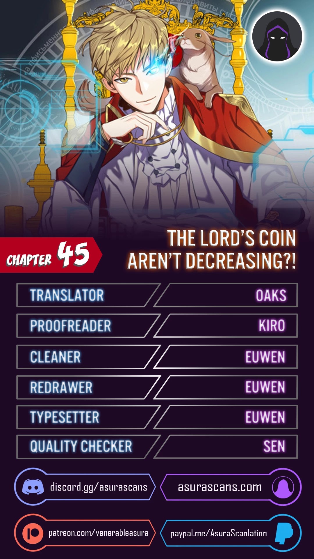 The Lord’s Coins Aren’t Decreasing?! chapter 45 - page 1