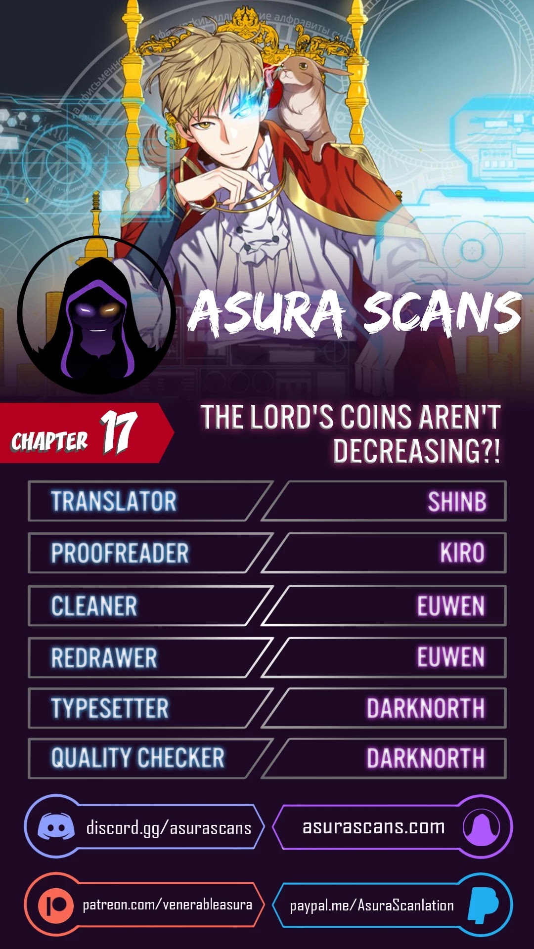 The Lord’s Coins Aren’t Decreasing?! chapter 17 - page 1