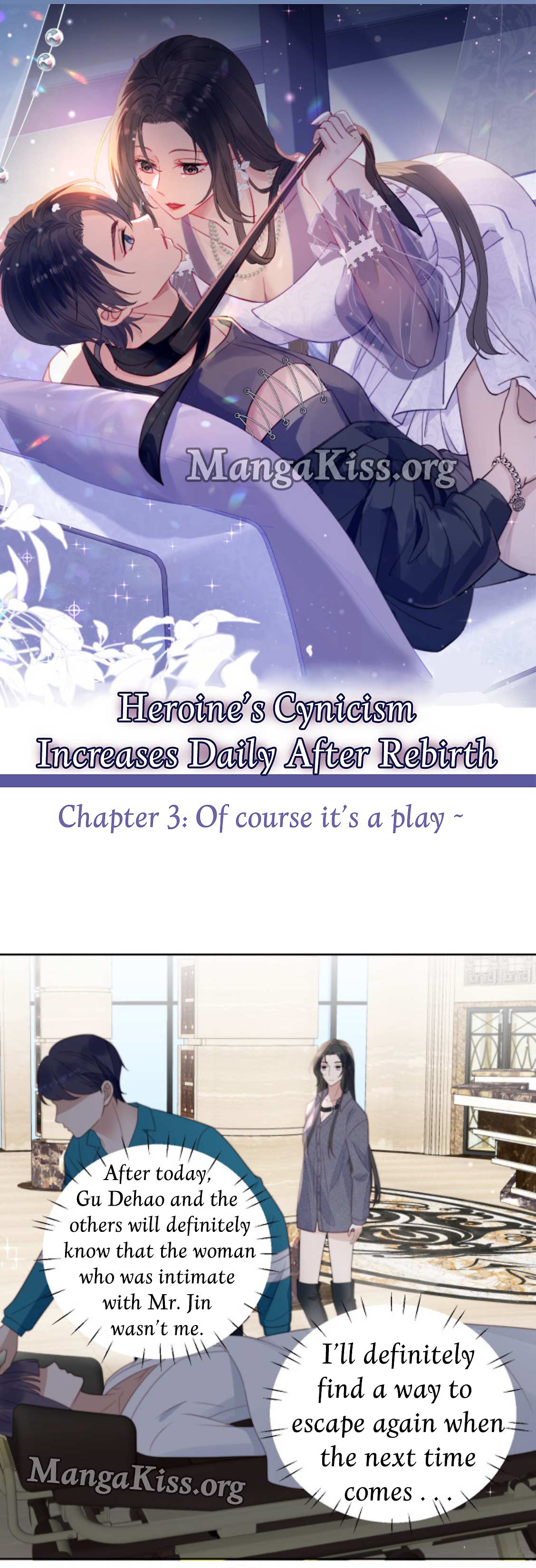 Heroine’s Cynicism Increases Daily After Rebirth Chapter 3 - page 1