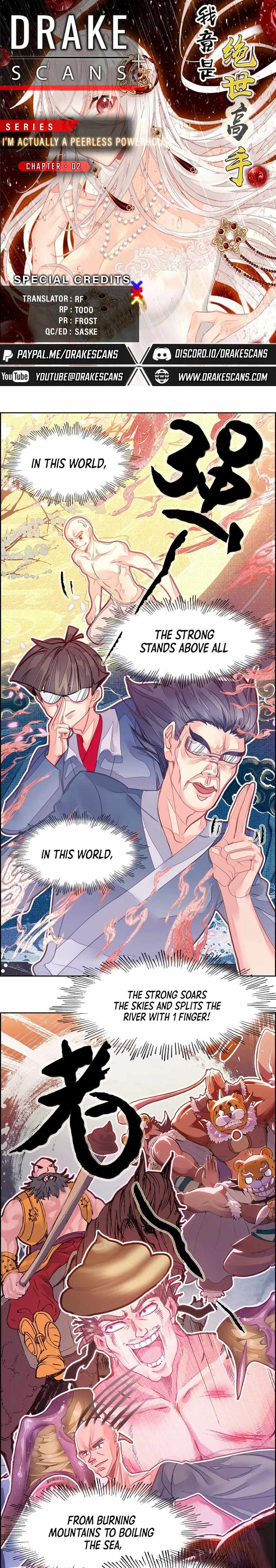 I’m Actually A Peerless Powerhouse Chapter 2 - page 1