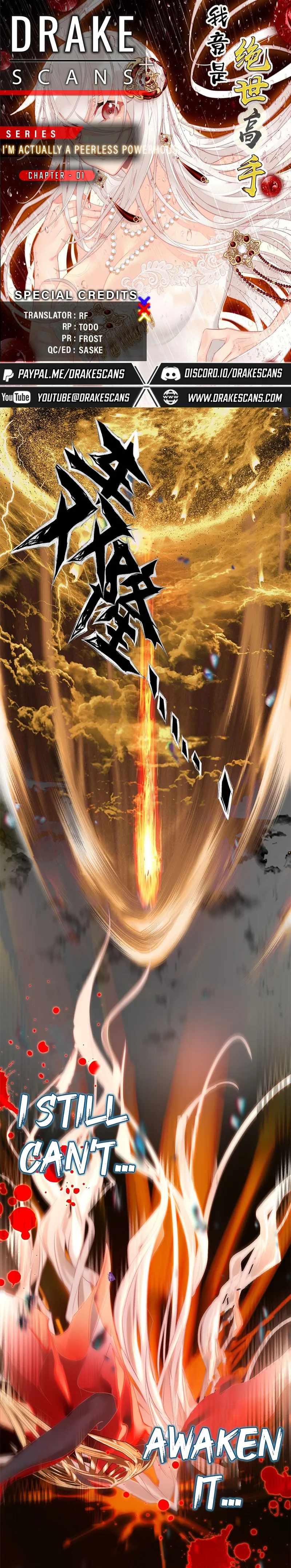 I’m Actually A Peerless Powerhouse Chapter 1 - page 1