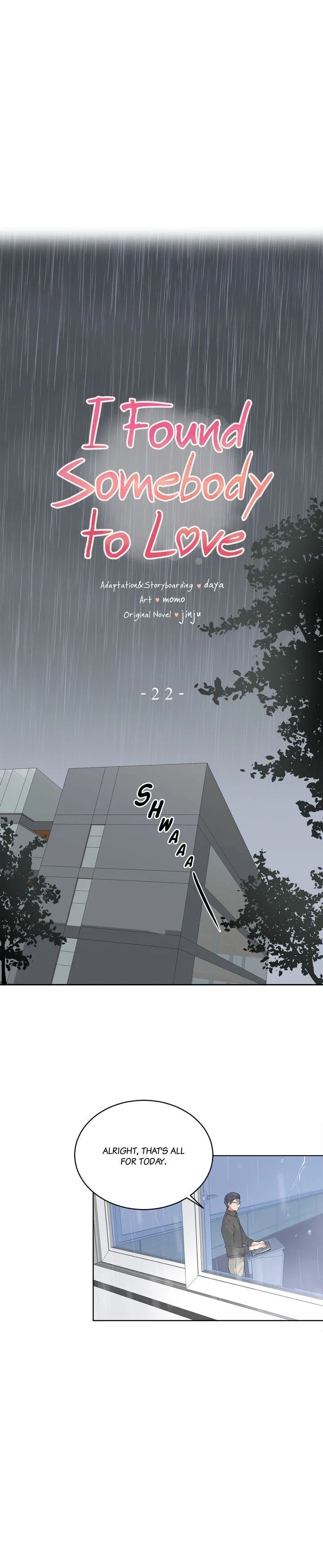 I Found Somebody to Love Chapter 22 - page 1
