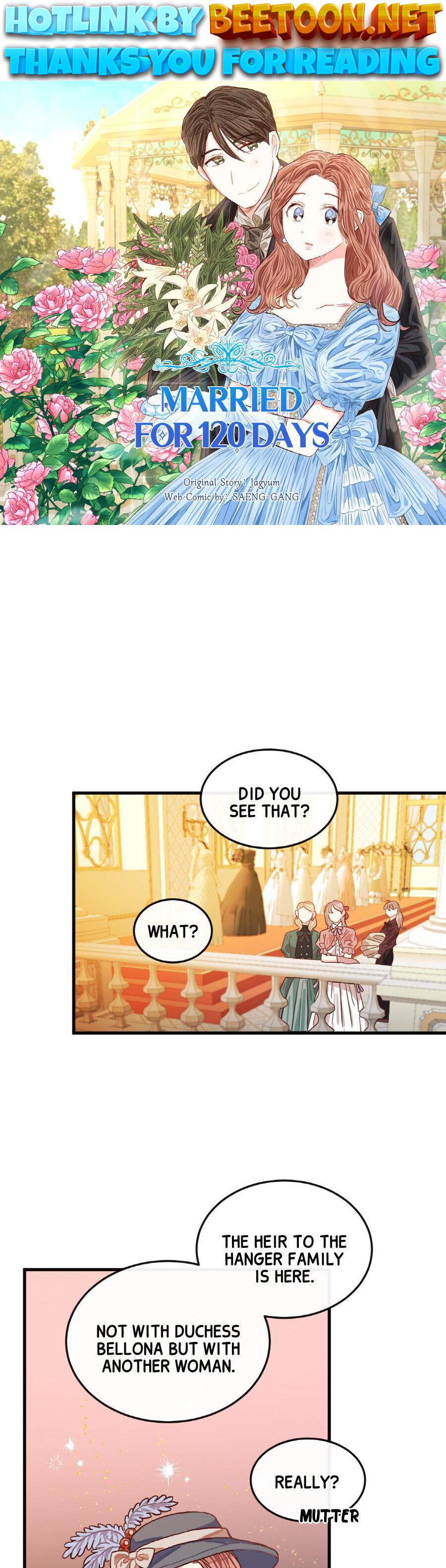 Married for 120 Days Chapter 9 - page 1