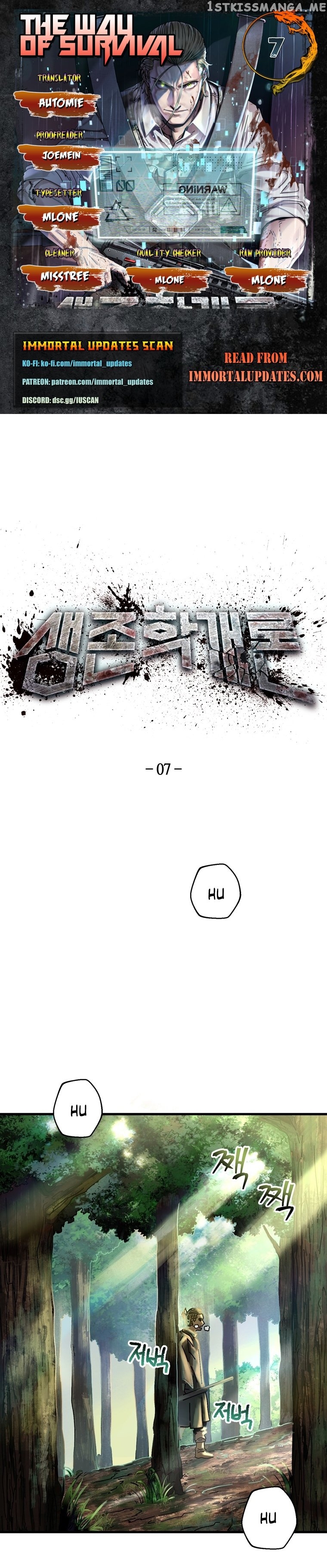 Introduction to Survival Chapter 7 - page 1