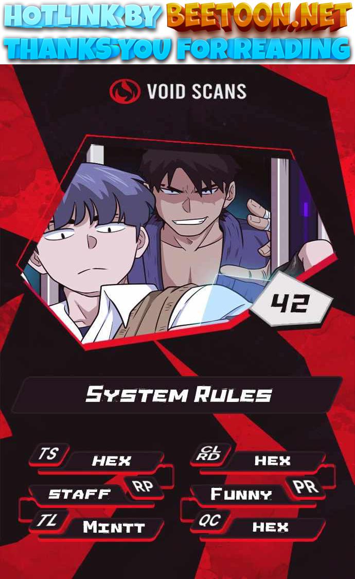 System Rules Chapter 42 - page 1