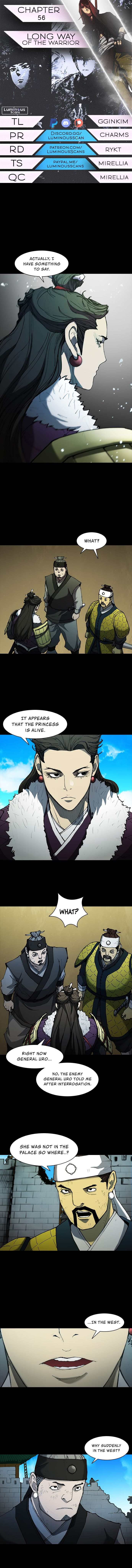The Long Way Of The Warrior chapter 56 - page 1