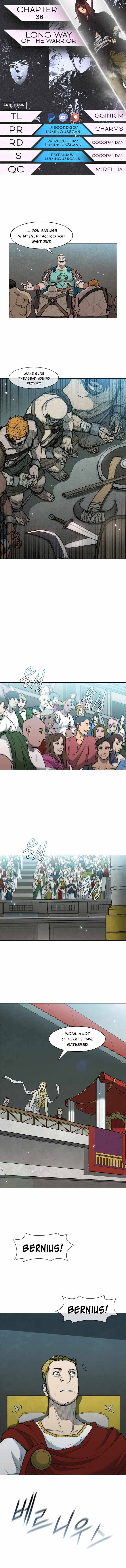 The Long Way Of The Warrior chapter 36 - page 1