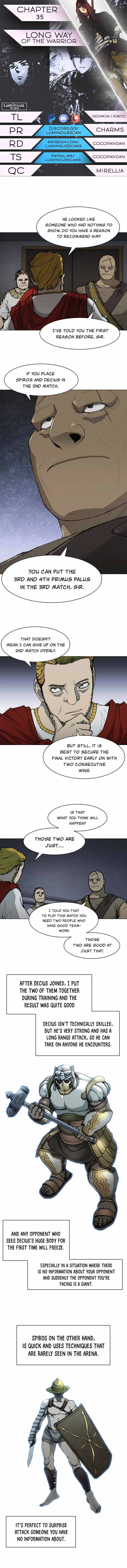 The Long Way Of The Warrior chapter 35 - page 1