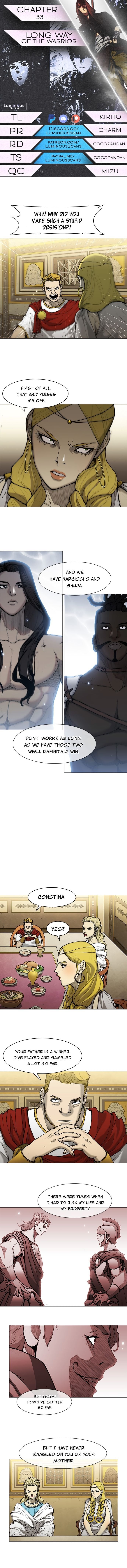The Long Way Of The Warrior chapter 33 - page 1