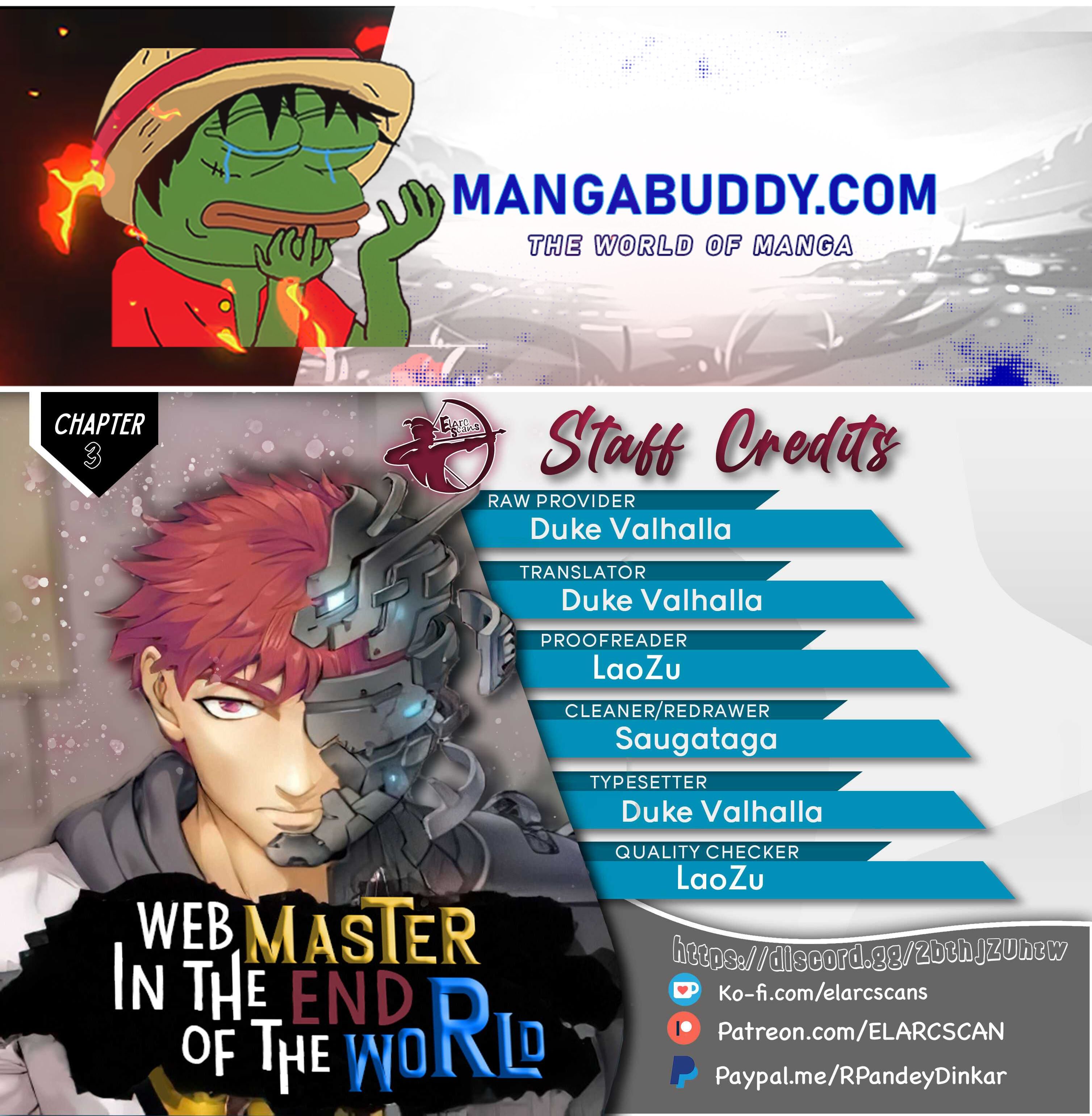 Webmaster in the End Of the World chapter 3 - page 1