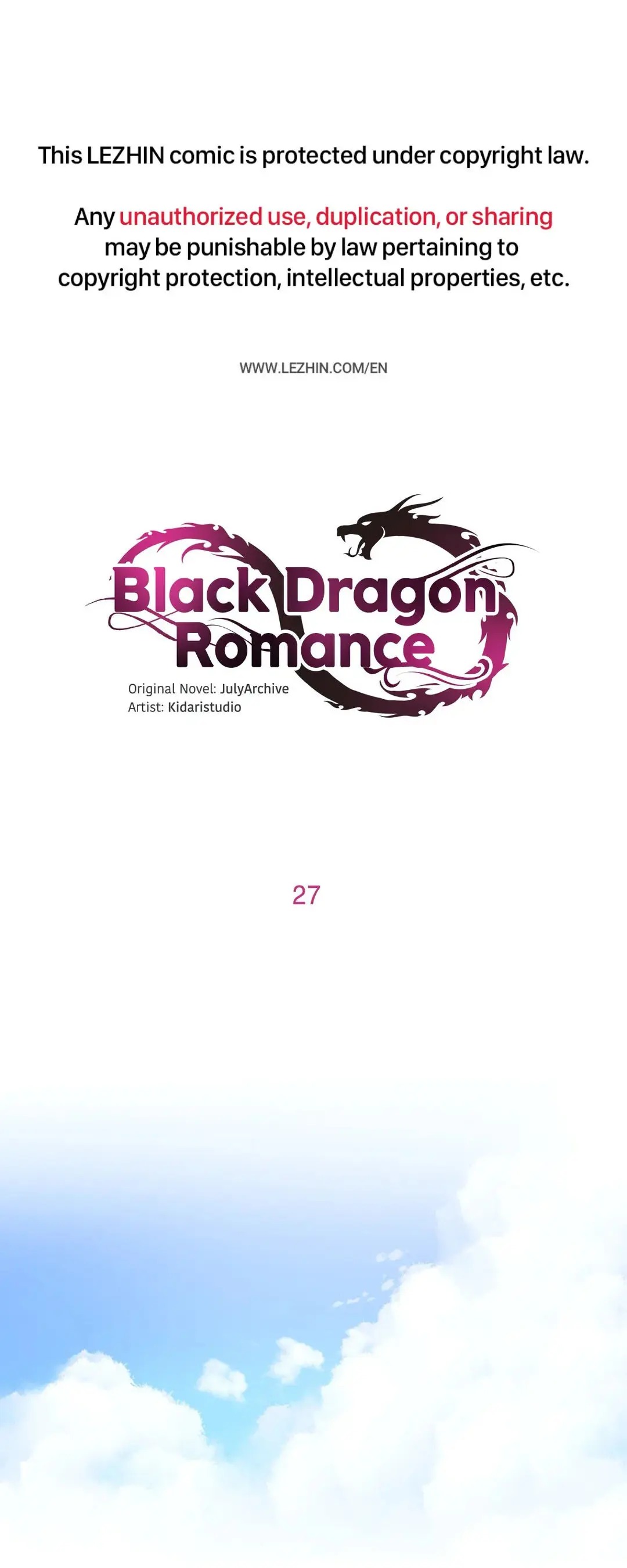 Black Dragon RomanceBlack Dragon Romance chapter 27 - page 1