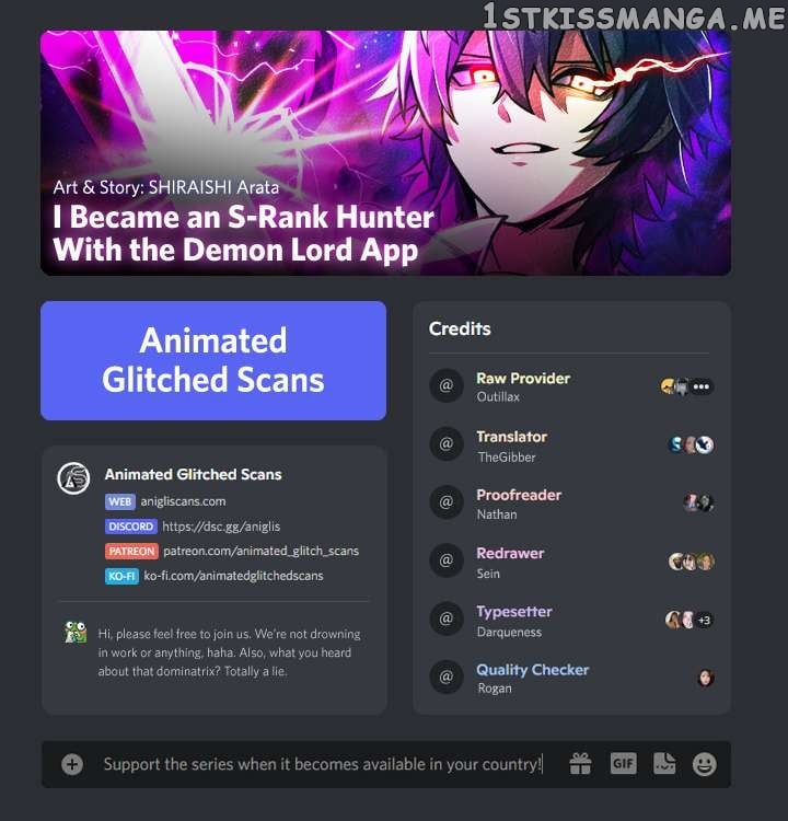 I Became an S-Rank Hunter with the Demon Lord App Chapter 39 - page 1