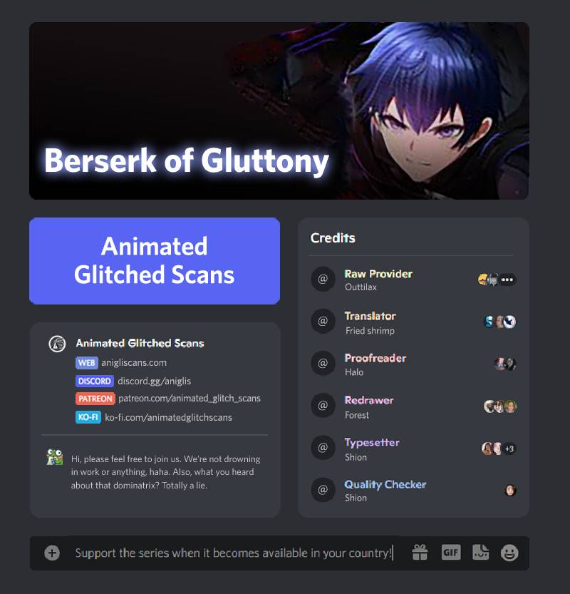 Berserk of Gluttony - Manhwa Chapter 2 - page 1